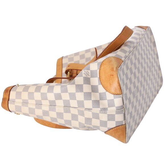 Louis Vuitton Hampstead MM Damier Azur Shoulder Bag N51206 - Picture 7 of 9